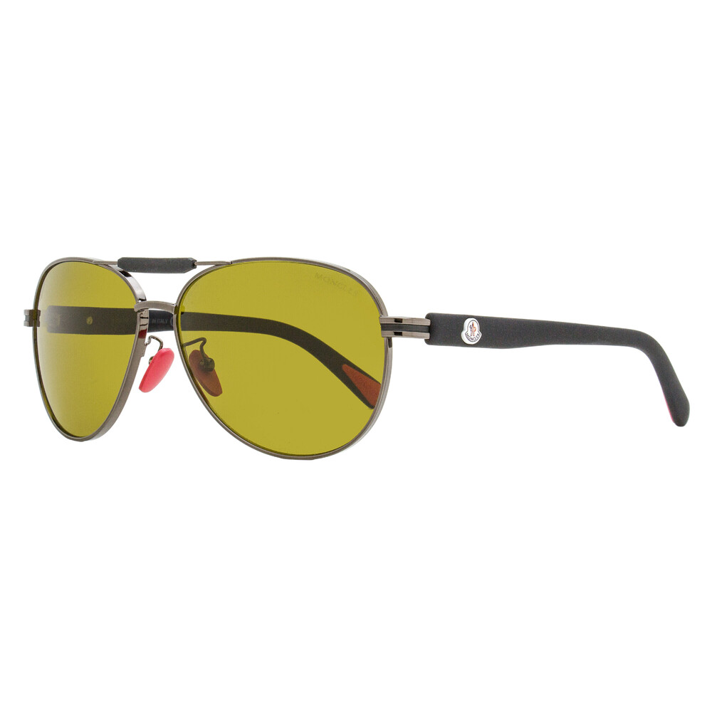 Moncler Steller Pilot Sunglasses ML0241-H 08H Gunmetal 62mm